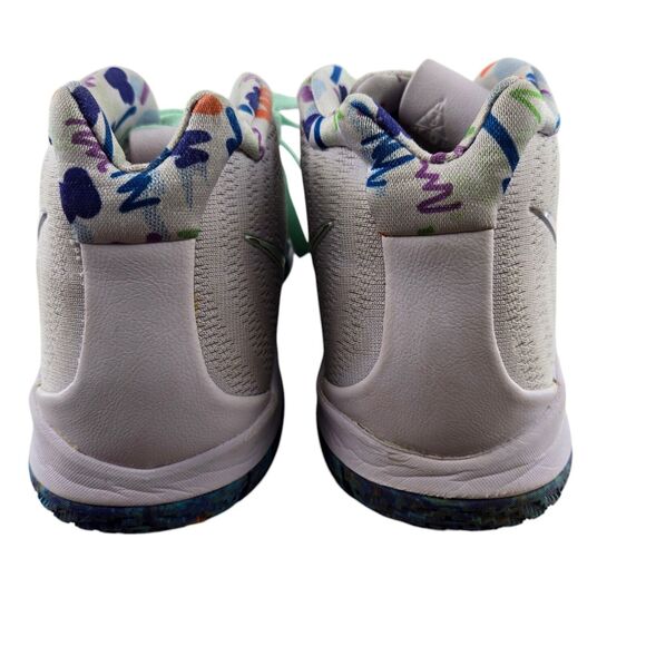 Nike Kyrie 4 GS 90's Basketball Sneakers Size 7 Y Youth White 2018 Muticolor - Picture 6 of 13